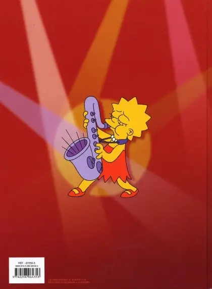 Verso de l'album Les Simpson Tome 13 Sous les projecteurs !