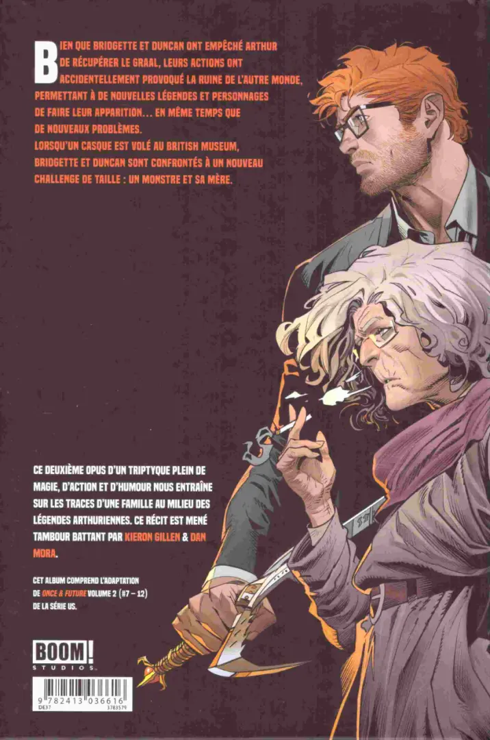 Verso de l'album Once & Future Tome 2