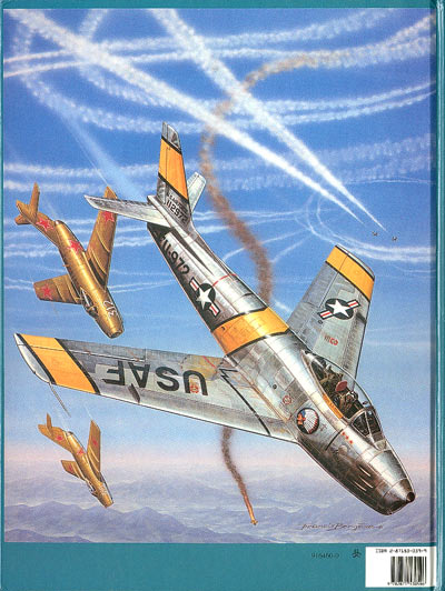 Verso de l'album Mes avions de papier - 20 ans de peintures aéronautiques