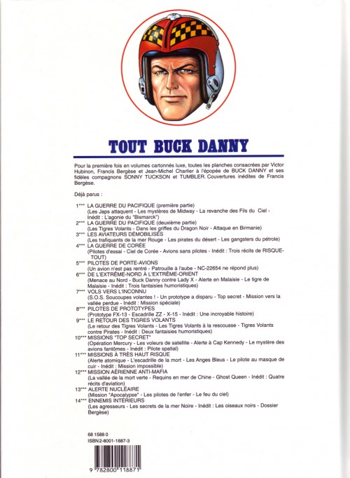 Verso de l'album Tout Buck Danny Tome 13 Alerte nucléaire