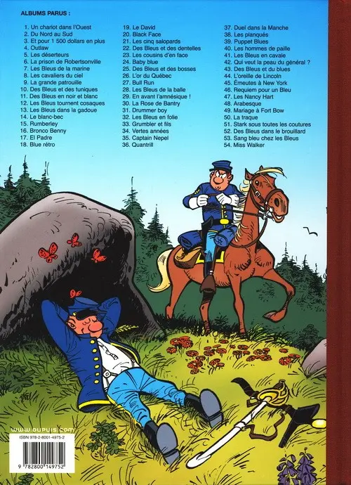 Verso de l'album Les Tuniques Bleues Tome 48 Arabesque