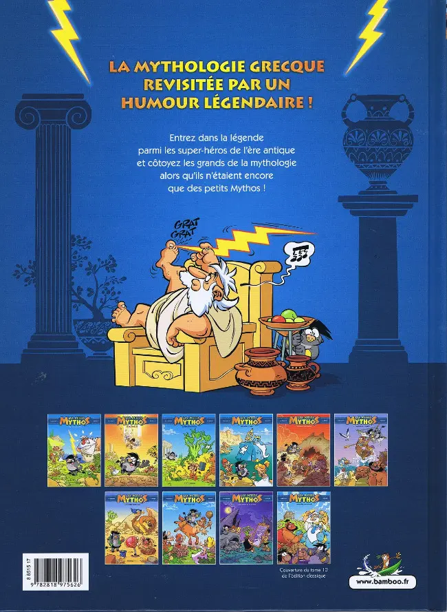 Verso de l'album Les Petits Mythos Tome 10 Vainqueur par chaos