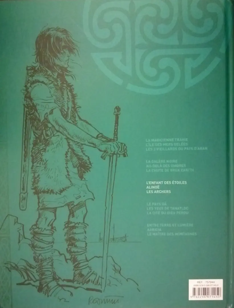 Verso de l'album Thorgal France Loisirs Tome 3 Tome 7 à 9