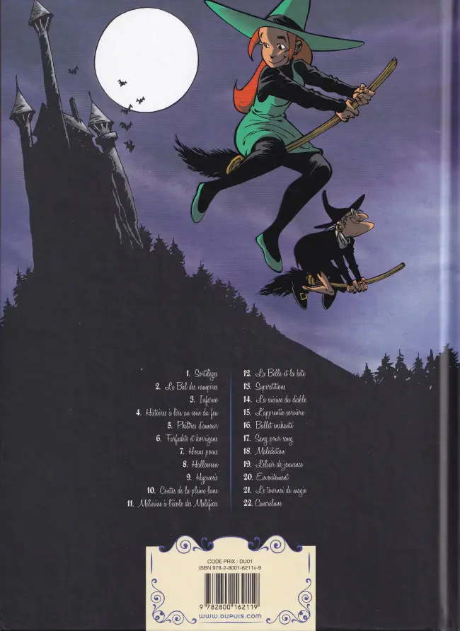 Verso de l'album Mélusine Tome 15 L'apprentie sorcière