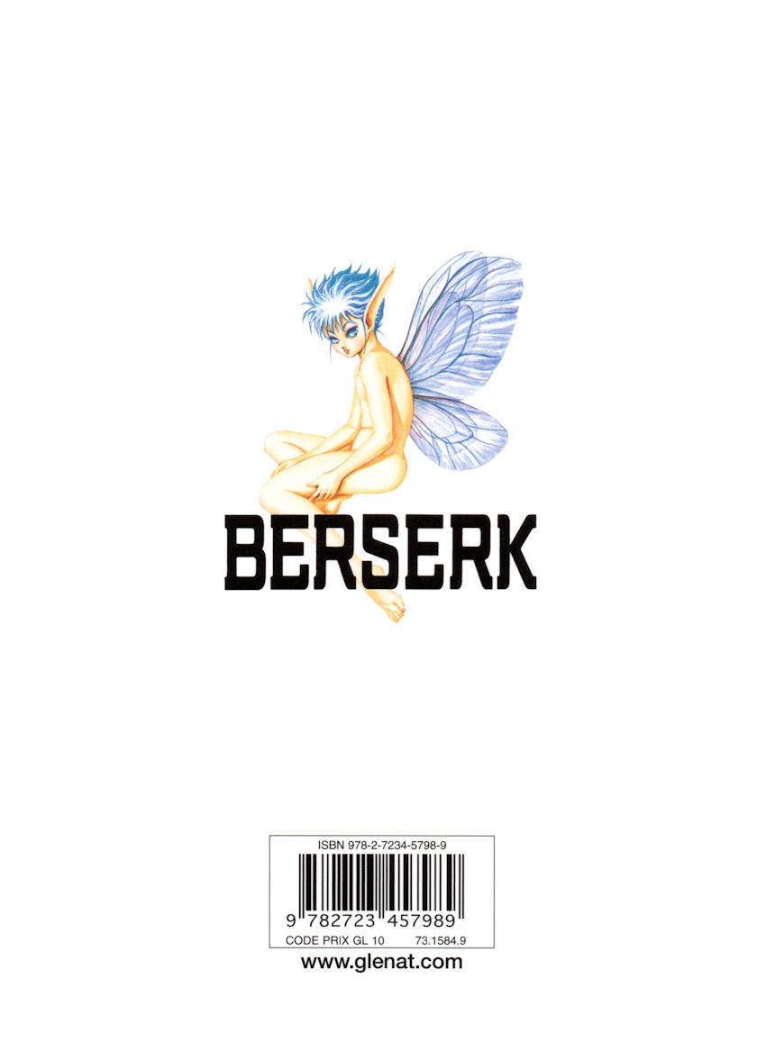 Verso de l'album Berserk 19