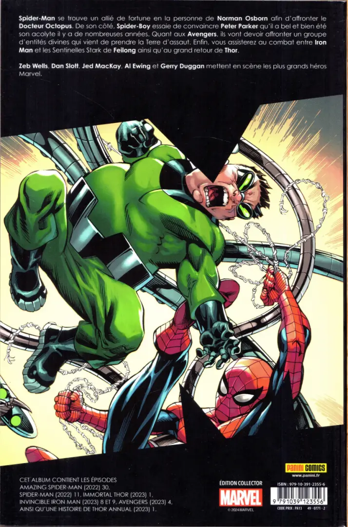 Verso de l'album Marvel Comics (II) 03
