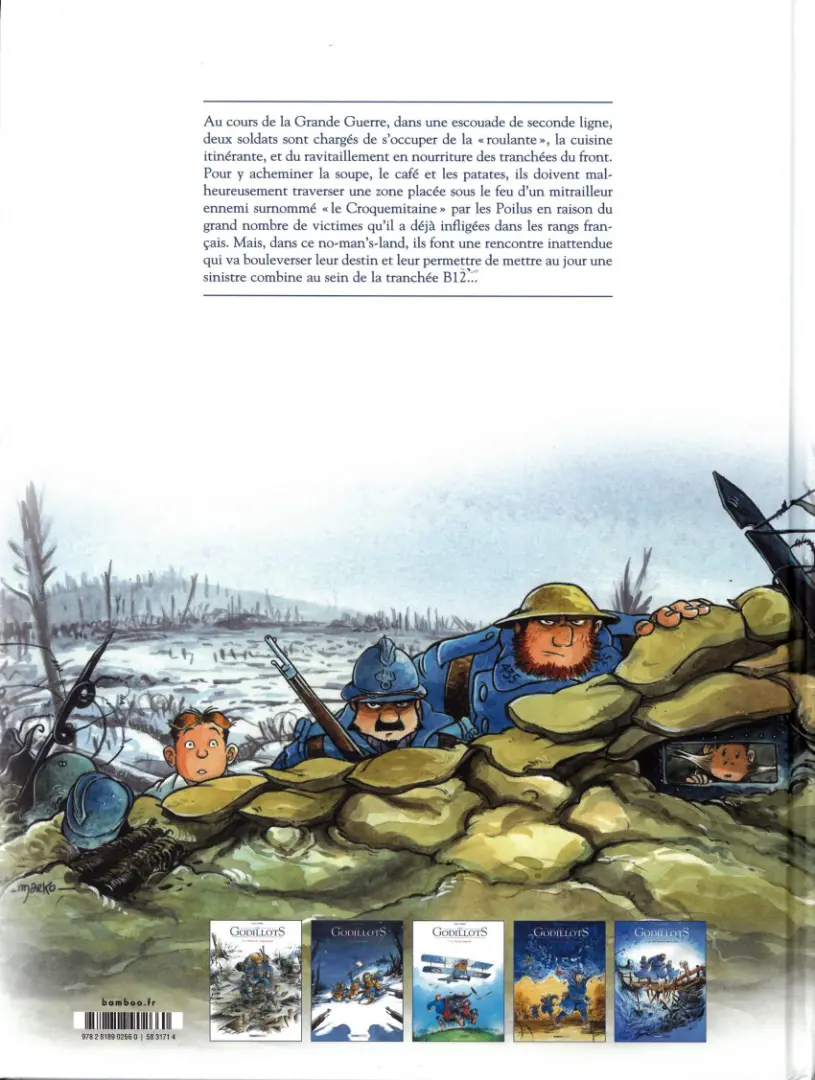 Verso de l'album Les Godillots Tome 1 Le Plateau du croquemitaine