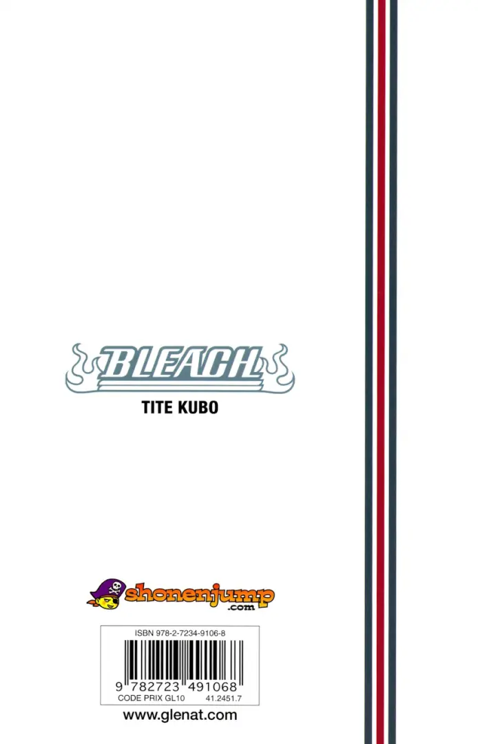 Verso de l'album Bleach 50 The Six Fullbringers