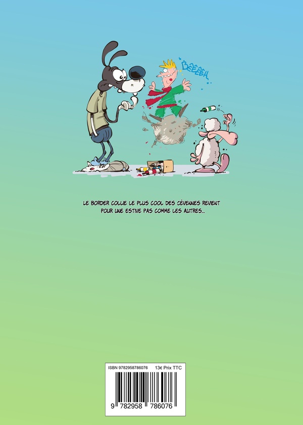 Verso de l'album Jean-Michel Border-Folie Tome 2 Troupeau pour être honnête