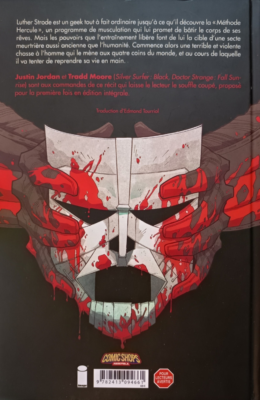 Verso de l'album Luther Strode Intégrale