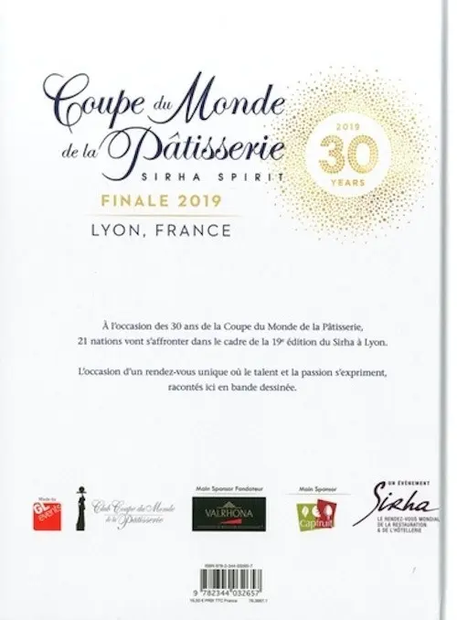 Verso de l'album La Coupe du monde de pâtisserie