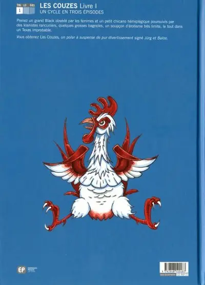 Verso de l'album Les Couzes Tome 1