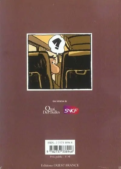Verso de l'album D'un quai à l'autre Quelques récits ferroviaires en bande dessinée