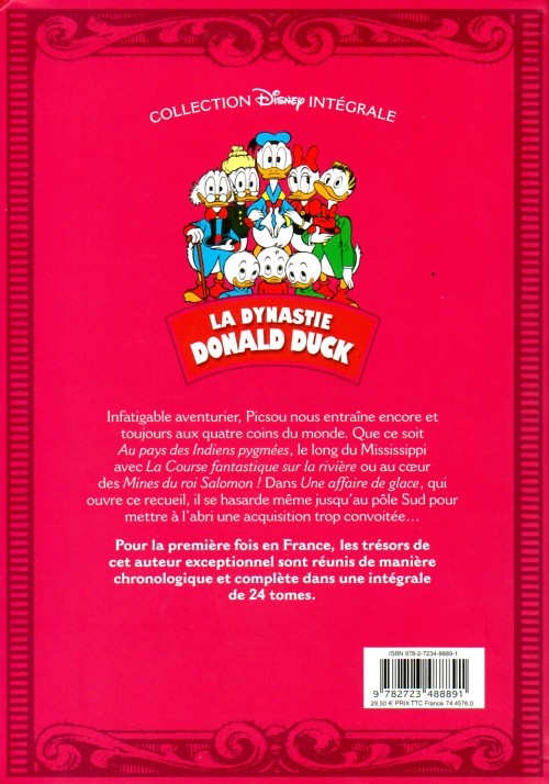Verso de l'album La Dynastie Donald Duck Tome 7 Une affaire de glace et autres histoires (1956 - 1957)