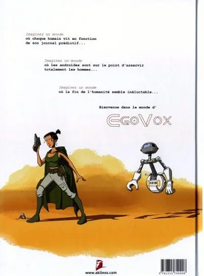 Verso de l'album EgoVox Tome 2 Le jour où je me suis rencontré