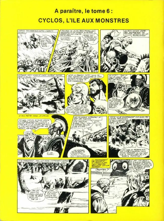 Verso de l'album Erik le viking Tome 5 El Sarid, le sanguinaire