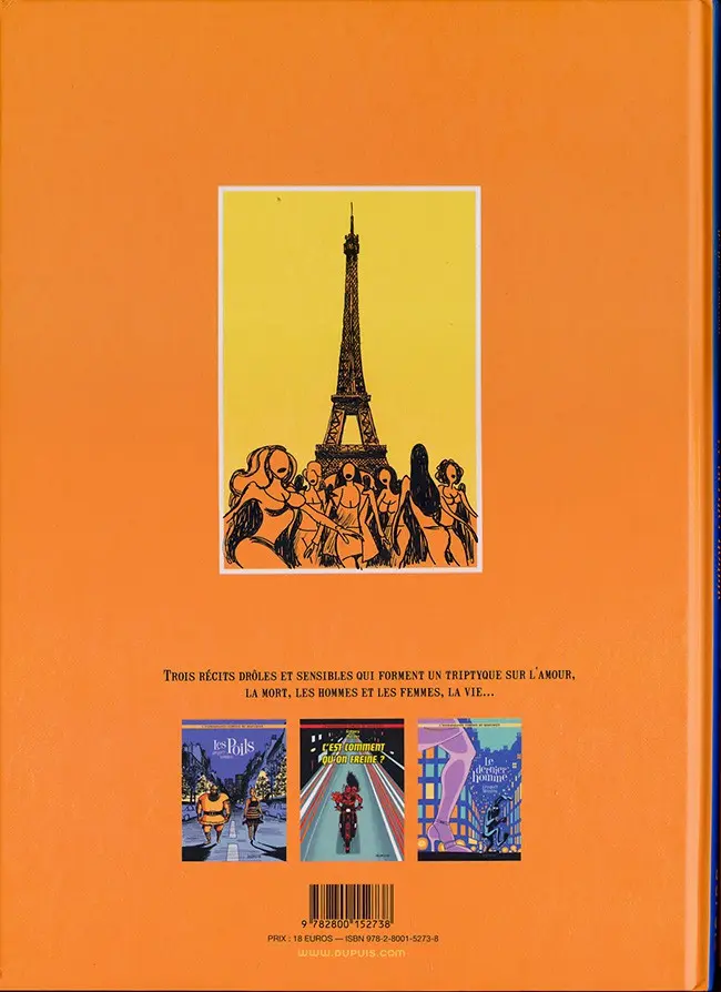 Verso de l'album L'Extravagante comédie du quotidien Tome 3 Le dernier homme