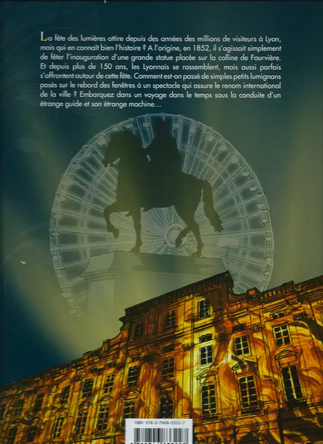 Verso de l'album La fête des lumières