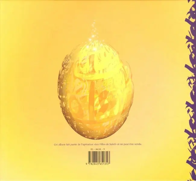 Verso de l'album Les Filles de Soleil N° 5