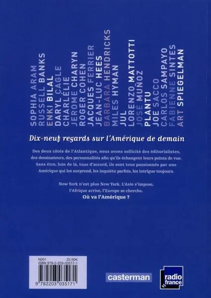 Verso de l'album 12 septembre L'Amérique d'après