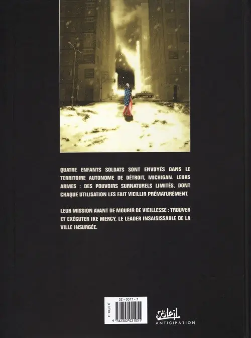 Verso de l'album 2021 Tome 1 Les enfants perdus