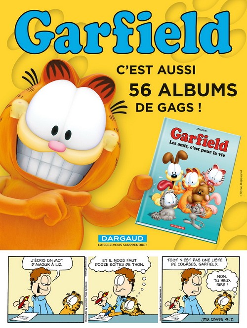 Verso de l'album Garfield Comics Tome 2 La bande à Garfield