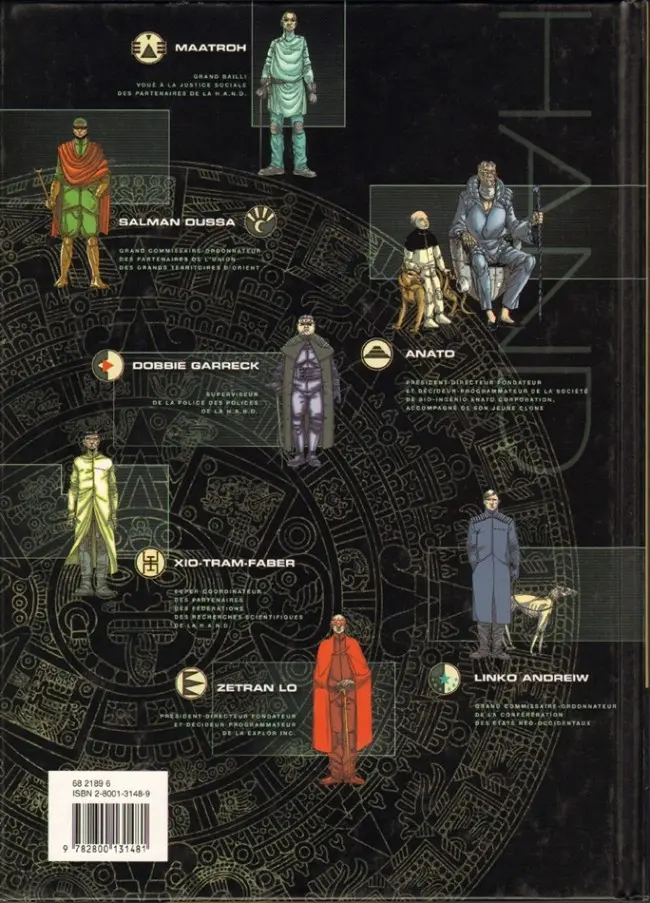 Verso de l'album H.A.N.D. Tome 1 La peau des ombres
