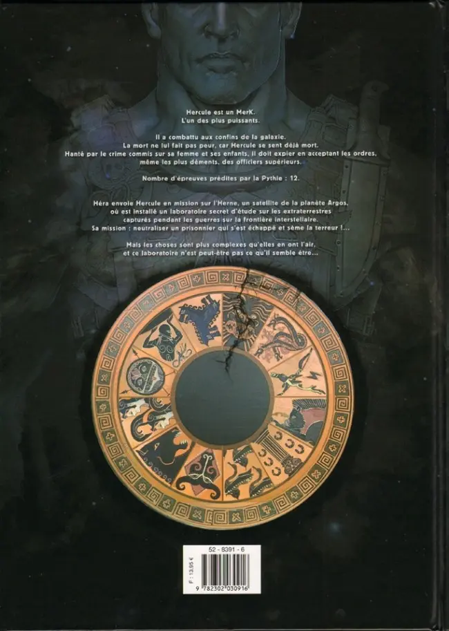 Verso de l'album Hercule Tome 2 Les Geôles d'Herne