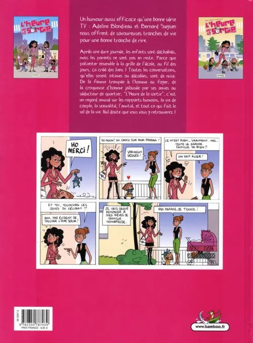 Verso de l'album L'Heure de la sortie Tome 2