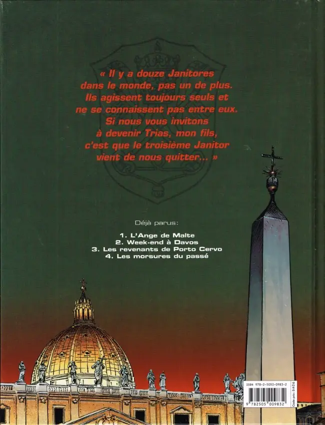 Verso de l'album Le Janitor Tome 4 Les Morsures du passé