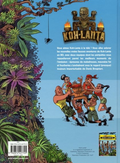 Verso de l'album Koh-Lanta Tome 2 Tropico fun paradise