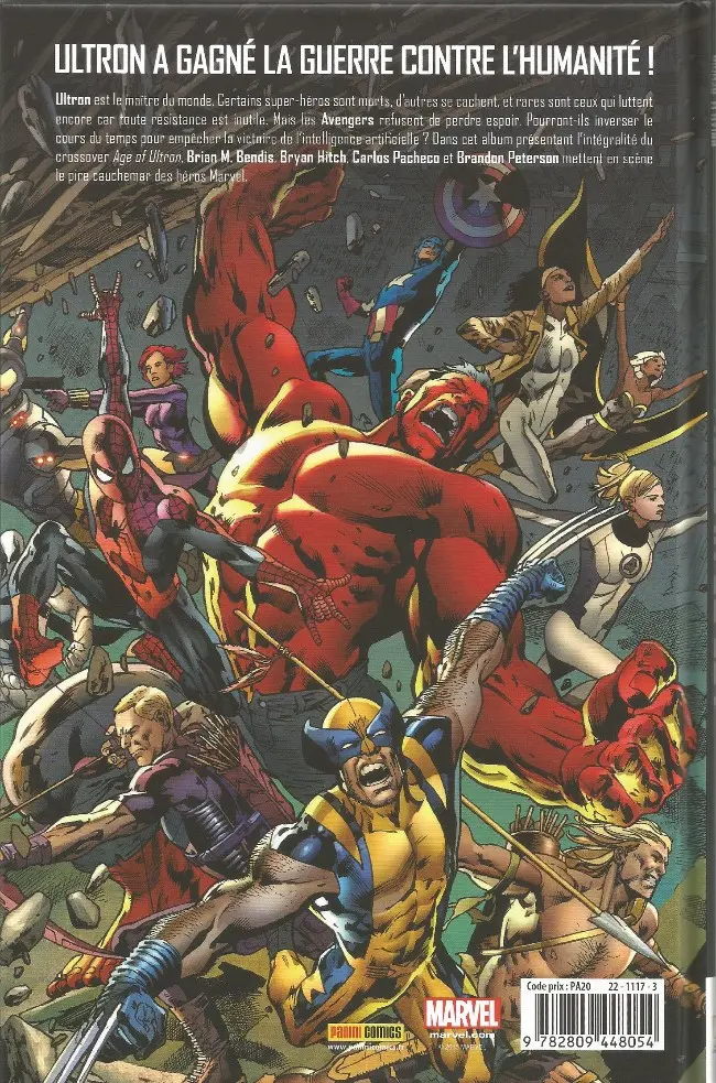 Verso de l'album Age of Ultron