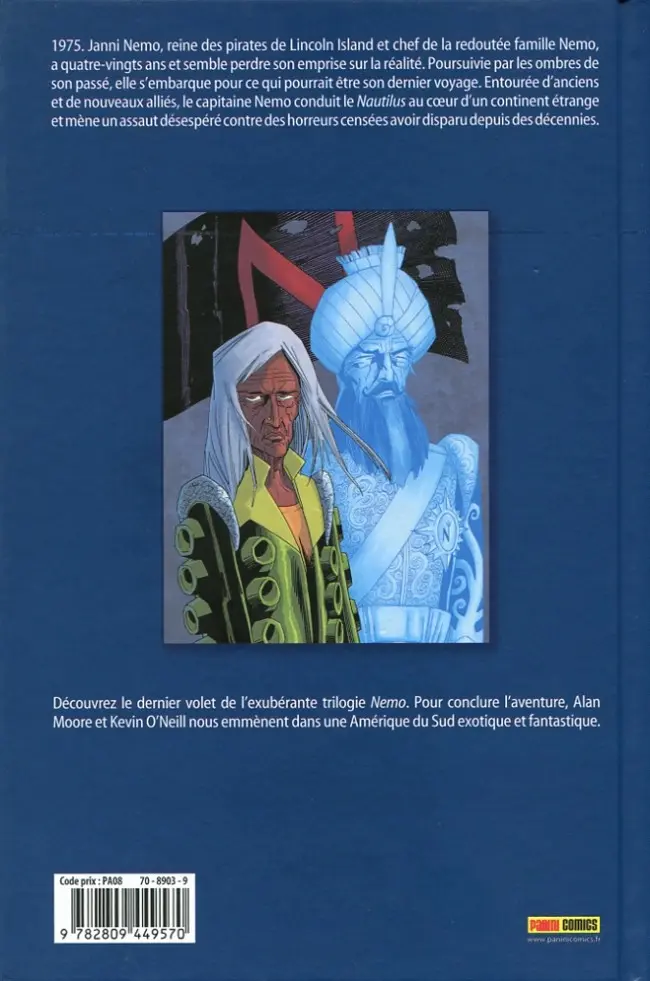 Verso de l'album Nemo Fleuve de fantômes