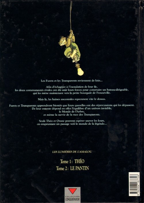 Verso de l'album Les Lumières de l'Amalou Tome 2 Le pantin