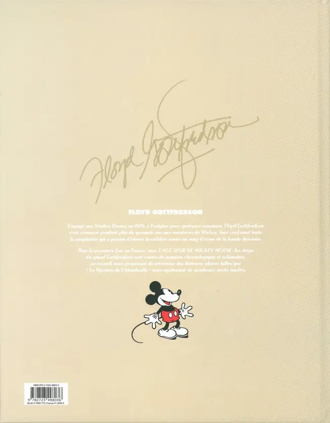 Verso de l'album L'âge d'or de Mickey Mouse Tome 8 Le mystère de l'Atombrella et autres histoires (1948-1950)