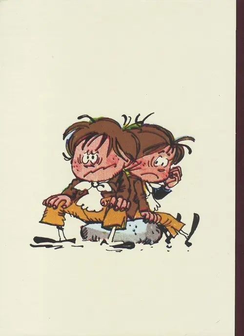 Verso de l'album Mik et Mak