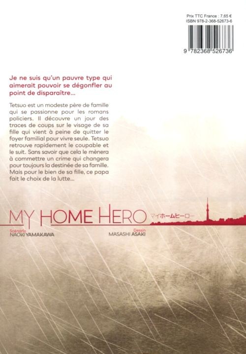 Verso de l'album My Home Hero 1