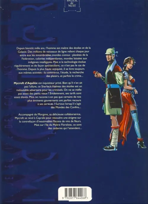 Verso de l'album Mycroft Inquisitor Tome 1 Une fragrance de cadavre