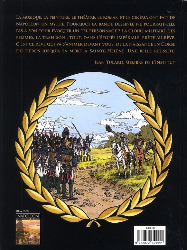 Verso de l'album Napoléon Tome 2 Le général vendémiaire