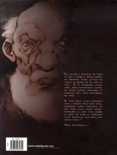 Verso de l'album Nemrod Tome 2 Le prix du sang