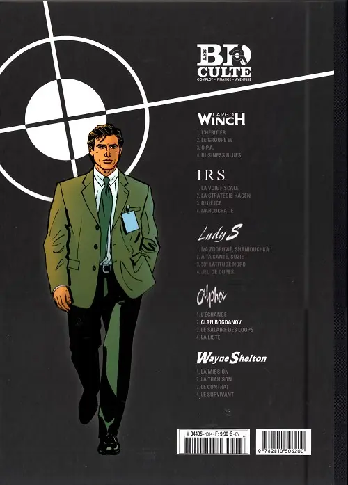 Verso de l'album Alpha Édition spéciale Le Figaro Tome 2 Clan Bogdanov