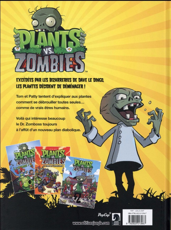 Verso de l'album Plants vs. zombies Tome 4 Home sweet home !