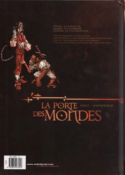 Verso de l'album La Porte des mondes Tome 2 La clé