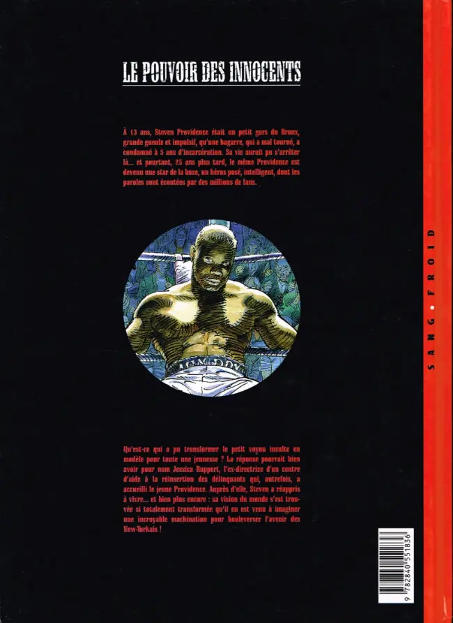 Verso de l'album Le Pouvoir des Innocents Tome 4 Jessica
