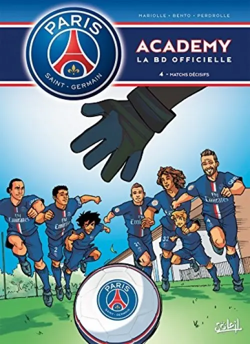 Couverture de l'album PSG academy Tome 4 Matchs décisifs