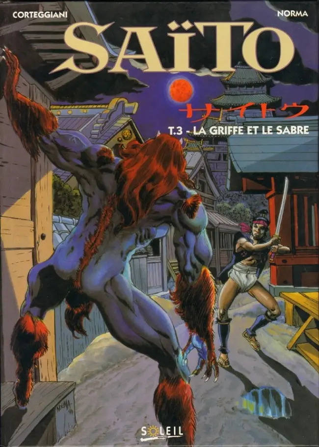 Couverture de l'album Saïto Tome 3 La griffe et le sabre
