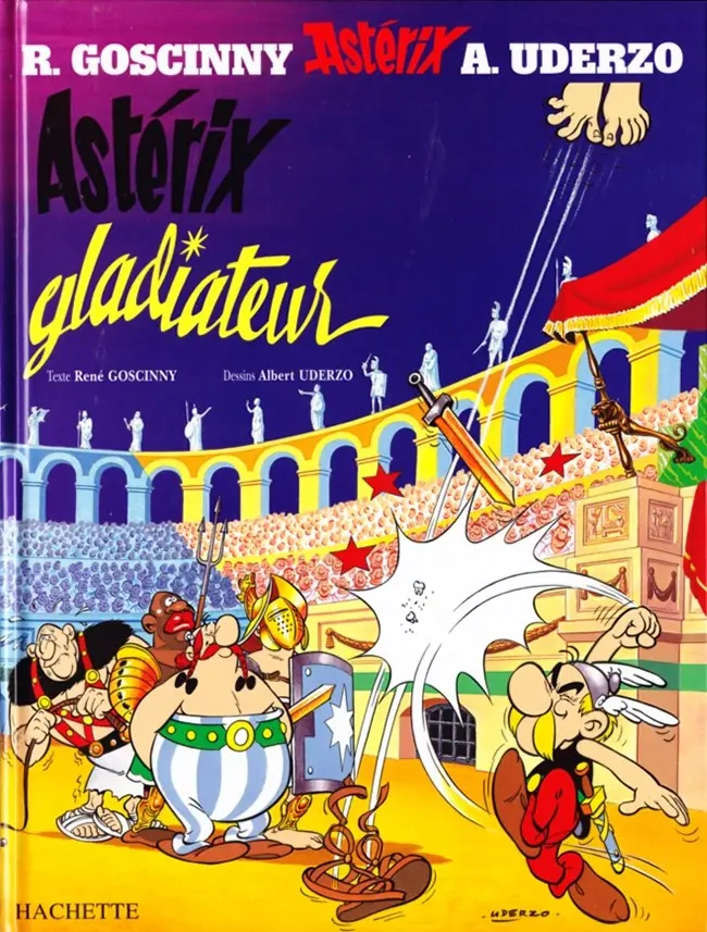 Couverture de l'album Astérix Tome 4 Astérix gladiateur