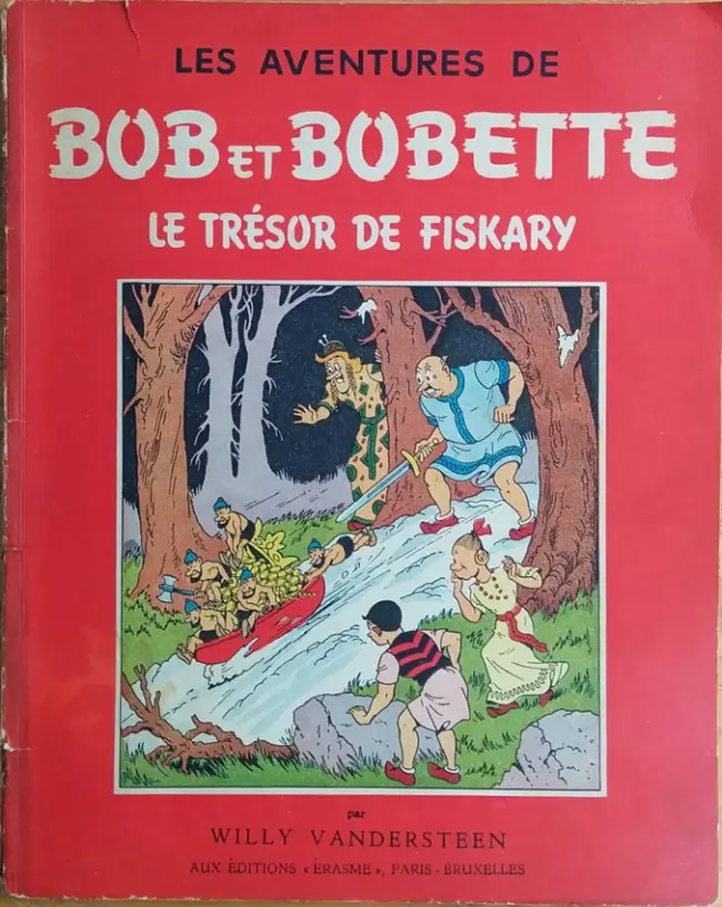 Couverture de l'album Bob et Bobette Tome 7 Le trésor de Fiskary