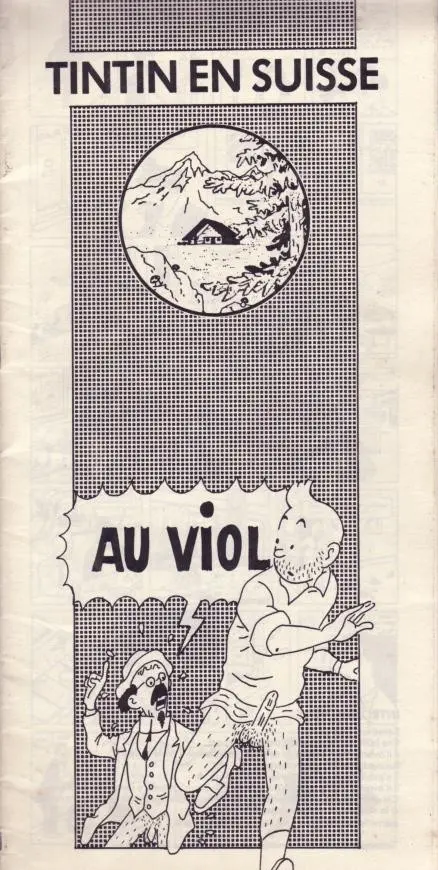 Couverture de l'album Tintin Tintin en Suisse