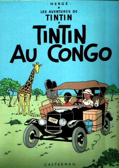 Couverture de l'album Tintin Tome 2 Tintin au Congo